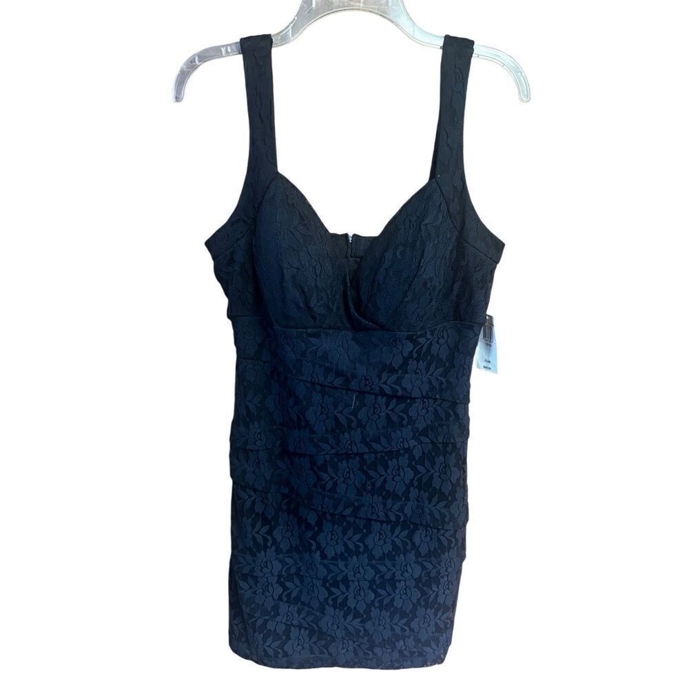 B. Darlin Black Lace Dress Sz 13/14 NWT